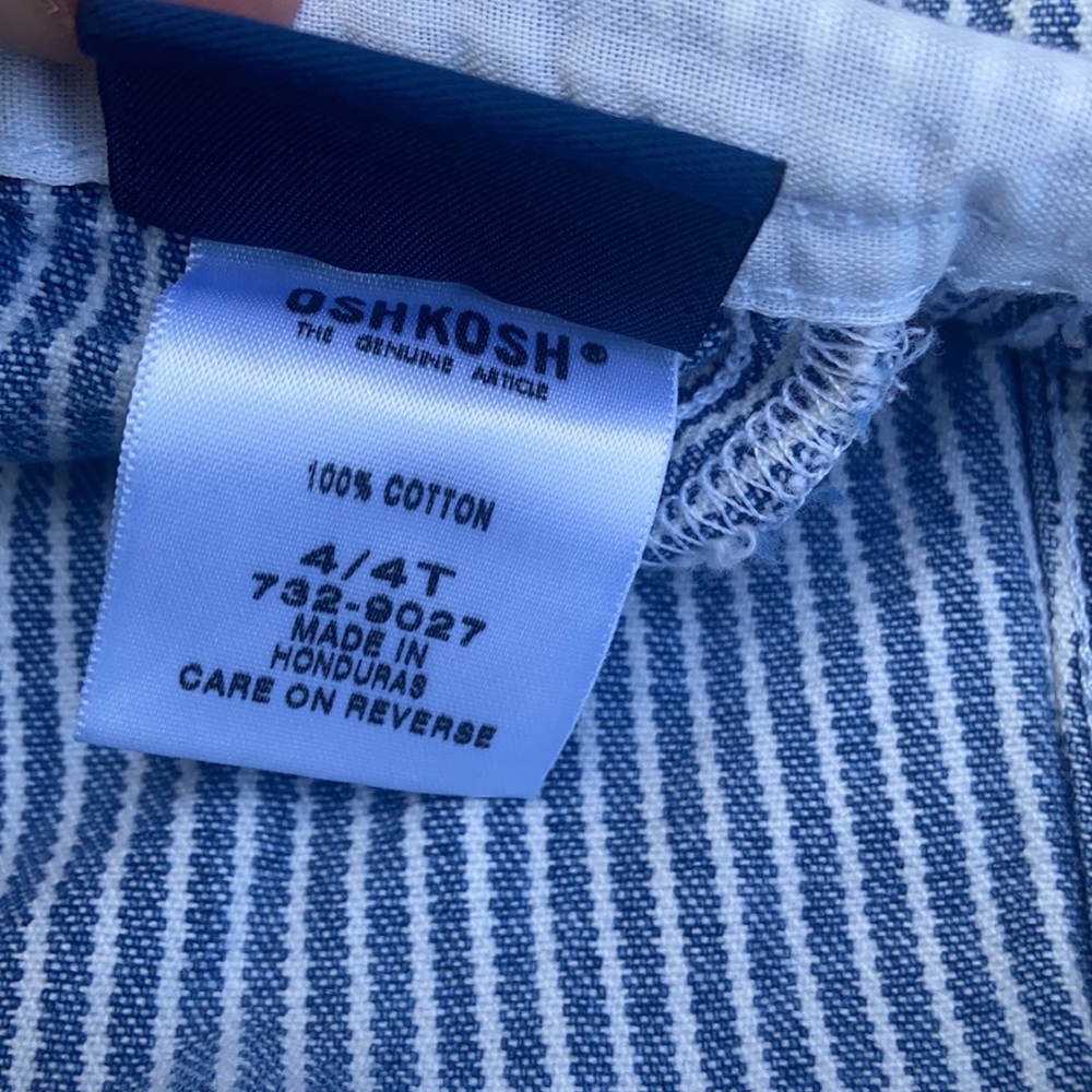 💙OSHKOSH B’GOSH 4T overalls!💙 - Picture 3 of 4